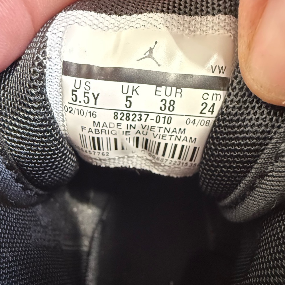 Jordan Flight Origin 3 Black White Youth 5.5 / Women’s 7 - Picture 16 of 16